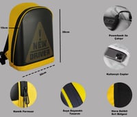 Funky BAG Led Ekranlı Akıllı Sırt Çantası Sarı