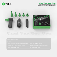 2UUL DA970 Cuul Fan Pro Çok Fonksiyonlu Turbo Fan (Üfleme + Vakum + Temizlik)