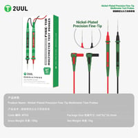 2UUL MT02 0.2mm Nikel Kaplama Hassas Uçlu Multimetre Test Probu