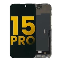 Apple iPhone 15 Pro Lcd Ekran Dokunmatik Siyah Servis Revize