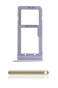 Samsung Galaxy S7 G930 Uyumlu Sim Kart Tepsisi Gold