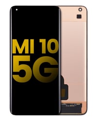Xiaomi Mi 10 Uyumlu Lcd Ekran Dokunmatik Siyah Çıtasız Servis C Versiyon