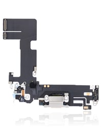 Apple iPhone 13 Uyumlu Şarj Soketli Mikrofon Filmi Flex Beyaz