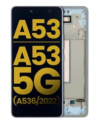 Samsung Galaxy A53 5g A536 Uyumlu Lcd Ekran Dokunmatik Mavi Servis Çıtalı