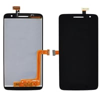 Alcatel T8008 Lcd Ekran Dokunmatik Siyah Çıtasız