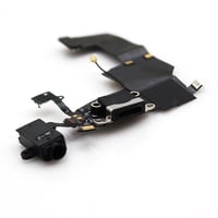 Apple iPhone 5 Kulaklık Soketli Şarj Soketli Film Flex Siyah