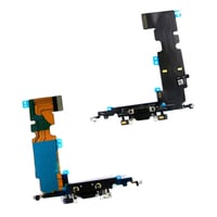 Apple iPhone 8 Plus Şarj Soketli Mikrofon Filmi Flex Siyah