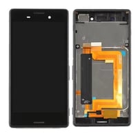 Sony Xperia M4 Lcd Ekran Dokunmatik Siyah Çıtalı