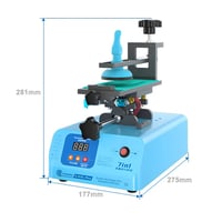 Sunshine S-918L Plus 400W 7'si 1 Arada 360° Döner Ekran Ayırma Makinesi