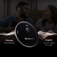 Wearfit AI Akıllı Asistan ve Çeviri Cihazı Beyaz
