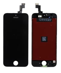 Apple İphone 5s Uyumlu Lcd Ekran Dokunmatik Siyah Servis Revize