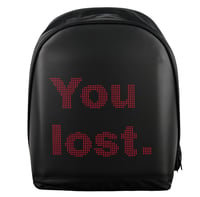 Funky BAG Led Ekranlı Akıllı Sırt Çantası Siyah