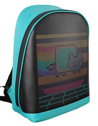 Funky BAG Led Ekranlı Akıllı Sırt Çantası Mavi