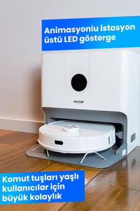 Electroll MaxPro 5000Pa Dual Cleaning System Su ve Toz Toplama Üniteli Robot Süpürge (Electroll Türkiye Garantili)