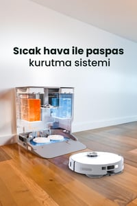 Electroll MaxPro 5000Pa Dual Cleaning System Su ve Toz Toplama Üniteli Robot Süpürge (Electroll Türkiye Garantili)