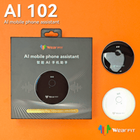 Wearfit AI Akıllı Asistan ve Çeviri Cihazı Beyaz