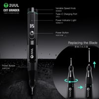 2UUL DA84 CVT Grinder Pro Çok Fonksiyonlu Şarjlı Taşlama ve Delme Kalemi