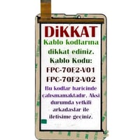 FPC-70F2-V01 Kablo Kodlu Dokunmatik Siyah