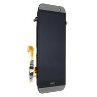 Htc One M8 Lcd Ekran Dokunmatik Gri Çıtalı