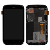 Htc T328e Desire X Lcd Ekran Dokunmatik Siyah Çıtalı