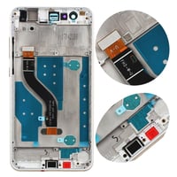 Huawei P10 Lite Lcd Ekran Dokunmatik Beyaz Çıtalı