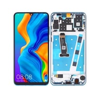 Huawei P30 Lite Lcd Ekran Dokunmatik Mavi Çıtalı 