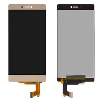 Huawei P8 Lcd Ekran Dokunmatik Gold Çıtasız