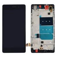 Huawei P8 Lite Lcd Ekran Dokunmatik Siyah Çıtalı