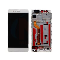 Huawei P9 Lcd Ekran Dokunmatik Beyaz Çıtalı