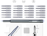 Jakemy JM-8168 Bit Set 24 Parça Taşınabilir Mıknatıslı Hassas Tornavida Seti