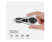 K1 PD+QC4.0 Kablosuz Taşınabilir Çift USB Bağlantılı Araç Şarj Cihazı