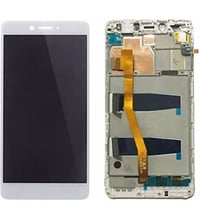 Lenovo K6 Note Lcd Ekran Dokunmatik Beyaz Çıtalı