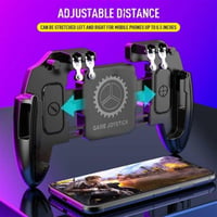 M10 Altı Parmak PUBG Oyun Gamepad Tetik Konsolu