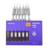 Mechanic Mortar Mini Yüksek Sertlik S2 Çelik 6 Parça Tornavida Seti