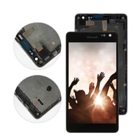 Nokia Lumia 535 Lcd Ekran Dokunmatik Siyah Çıtalı