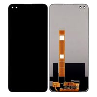 Oppo Realme 6 Pro Lcd Ekran Dokunmatik Siyah Çıtasız