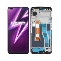 Oppo Realme 6 Pro Lcd Ekran Dokunmatik Siyah Çıtalı
