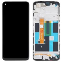 Oppo Realme 7 Lcd Ekran Dokunmatik Siyah Çıtalı
