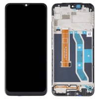 Oppo Realme C12 Lcd Ekran Dokunmatik Siyah Çıtalı