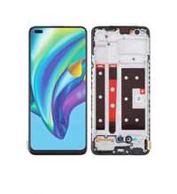 Oppo Reno 4 Lite Lcd Ekran Dokunmatik Siyah TFT Çıtalı