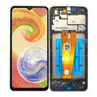 Samsung Galaxy A04 A045f Uyumlu Lcd Ekran Dokunmatik Siyah Hk Servis Çıtalı