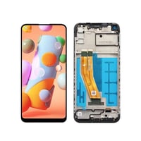 Samsung Galaxy A11 A115 Lcd Ekran Dokunmatik Siyah Servis Çıtalı