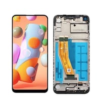 Samsung Galaxy A11 A115 Uyumlu Lcd Ekran Dokunmatik Siyah Hk Servis Çıtalı