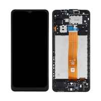 Samsung Galaxy A12 A125 Lcd Ekran Dokunmatik Siyah Servis Çıtalı