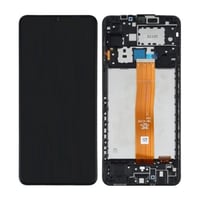 Samsung Galaxy A12 A125 Uyumlu Lcd Ekran Dokunmatik Siyah Hk Servis Çıtalı