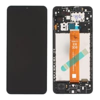 Samsung Galaxy A12s A127 Lcd Ekran Dokunmatik Siyah Servis Çıtalı Gh82-26486a