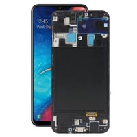 Samsung Galaxy A20 A205 Lcd Ekran Dokunmatik Siyah Oled Çıtalı