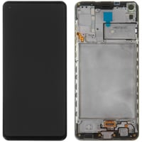 Samsung Galaxy A21s A217 Uyumlu Lcd Ekran Dokunmatik Siyah Hk Servis Çıtalı