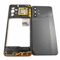Samsung Galaxy A32 4g A325 Uyumlu Kasa Kapak Siyah Çıtasız