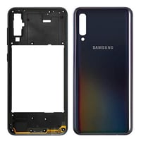 Samsung Galaxy A50 A505 Kasa Kapak Siyah Çıtasız